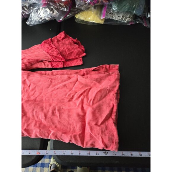 Soft Surroundings Embroidered V-Neck Tunic Top Size M Lagenlook Coastal Sheer - Picture 9 of 11